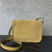 Uubags Valentino Garavani Antibes Suede Shoulder Bag Havana Beige 20.5x26.5x6.5cm - 3