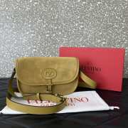 Uubags Valentino Garavani Antibes small shoulder bag in havana beige calfskin 22x14x5cm - 3