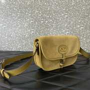 Uubags Valentino Garavani Antibes small shoulder bag in havana beige calfskin 22x14x5cm - 4