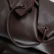 Uubags Large The Row Beige Bindle 3 Tote Bag In Ebony Brown 43x10x49cm - 3