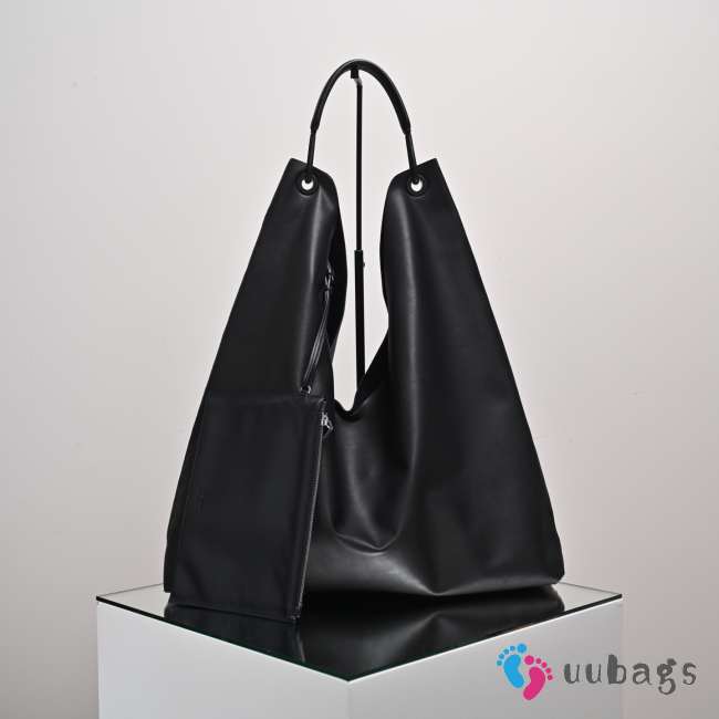 Uubags Large The Row Beige Bindle 3 Tote Bag In Black 43x10x49cm - 1