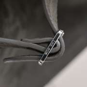 Uubags The Row Medium Soft Margaux 12 Bag In Dark Grey Suede 30.5x23x19cm - 3