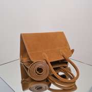 Uubags The Row Small Soft Margaux 10 Bag In Cuir Suede 25.5x18x19cm - 4