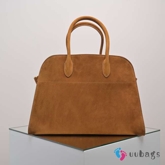 Uubags The Row Large Soft Margaux 15 Bag In Cuir Suede 38x28x23cm - 1