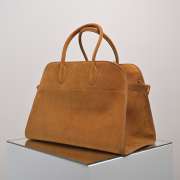 Uubags The Row Large Soft Margaux 15 Bag In Cuir Suede 38x28x23cm - 3
