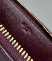 Uubags Alaïa Le Pochon Suede Shoulder Bag In Burgundy 19x23x10cm - 5