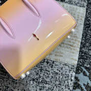 Uubags Louboutin Paloma mini top handle bag grained calf leather and spikes Loubinthesky 14.5x23x6cm - 5