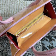 Uubags Louboutin Paloma mini top handle bag grained calf leather and spikes Loubinthesky 14.5x23x6cm - 3