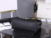 Uubags Celine Victoire Bag In Supple Calfskin Black with Gold Metal 25x15x8cm (H) - 6
