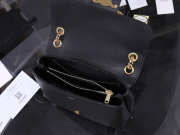 Uubags Celine Victoire Bag In Supple Calfskin Black with Gold Metal 25x15x8cm (H) - 4