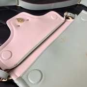 Uubags Valentino Garavani Medium Red Vlogo 1960 Nappa Leather Shoulder Bag In Light Blue 26x13x9cm  - 6