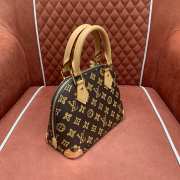 Uubags Louis Vuitton M28105 Alma Trunk BB Monogram Origine Ebène 22x19x11cm - 4