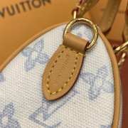 Uubags Louis Vuitton M28323 Nano Speedy Bag In Blue Courrier 16x10x7.5cm - 5