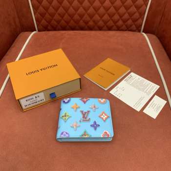 Uubags Louis Vuitton M28042 Slender Wallet In Blueberry 11x8.5x2cm