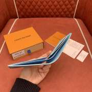 Uubags Louis Vuitton M28042 Slender Wallet In Blueberry 11x8.5x2cm - 5