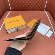 Uubags Louis Vuitton M28283 Slender Wallet In Chocolate Brown 11x8.5x2cm - 3