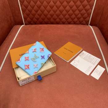 Uubags Louis Vuitton M28045 Pocket Organizer Wallet In Blueberry 7.5x11.1x1cm