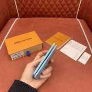 Uubags Louis Vuitton M28045 Pocket Organizer Wallet In Blueberry 7.5x11.1x1cm - 2