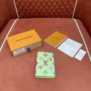 Uubags Louis Vuitton M28044 Pocket Organizer Wallet In Pistachio Green 7.5x11.1x1cm - 6