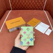 Uubags Louis Vuitton M28044 Pocket Organizer Wallet In Pistachio Green 7.5x11.1x1cm - 4