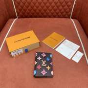 Uubags Louis Vuitton M28282 Pocket Organizer Wallet In Chocolate Brown 7.5x11.1x1cm - 3