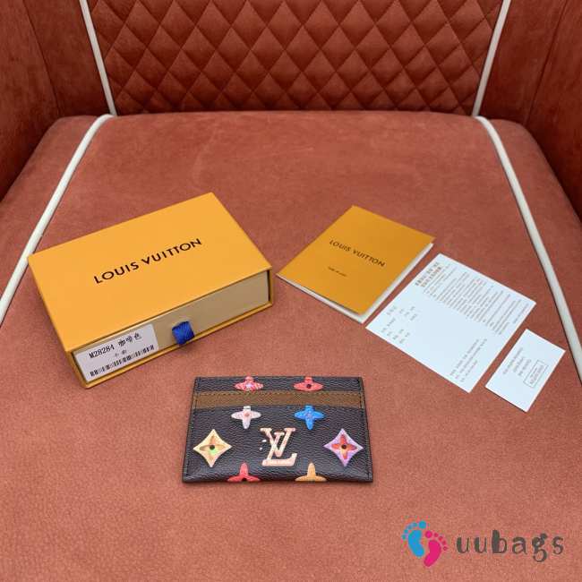 Uubags Louis Vuitton M28284 Bosch Card Holder In Chocolate Brown 11x7x1.5cm - 1