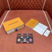 Uubags Louis Vuitton M28284 Bosch Card Holder In Chocolate Brown 11x7x1.5cm - 1