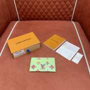 Uubags Louis Vuitton M28046 Bosch Card Holder In Pistachio Green 11x7x1.5cm - 1