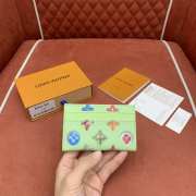 Uubags Louis Vuitton M28046 Bosch Card Holder In Pistachio Green 11x7x1.5cm - 2