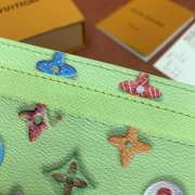 Uubags Louis Vuitton M28046 Bosch Card Holder In Pistachio Green 11x7x1.5cm - 3