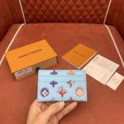 Uubags Louis Vuitton M28045 Bosch Card Holder In Blueberry 11x7x1.5cm - 6