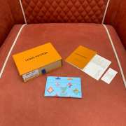 Uubags Louis Vuitton M28045 Bosch Card Holder In Blueberry 11x7x1.5cm - 1