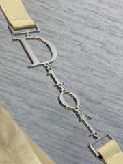 Uubags Dior Large Hobo Bag in Beige Suede & Smooth Calfskin With Silver Hardware 39x29x11cm - 2