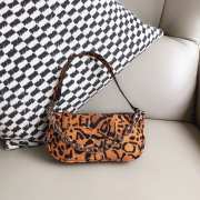 Uubags By Far Mini Rachel Leopard-Print Leather Bag 18cm - 6