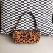 Uubags By Far Mini Rachel Leopard-Print Leather Bag 18cm - 4