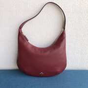 Uubags Manu Atelier Manu Large Hobo Bag In Burgundy 35x29cm - 2