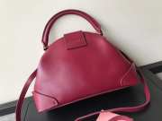 Uubags Manu Atelier Demi leather shoulder bag in a red 25cm - 6