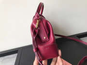 Uubags Manu Atelier Demi leather shoulder bag in a red 25cm - 5