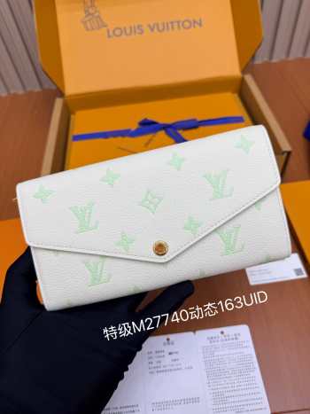 Uubags M27740 Sarah Wallet In Milky White/Green 19x10.5x2cm