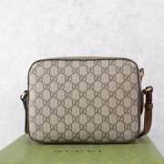 Uubags Gucci Horsebit 1955 Small Brown Leather Camera Bag 24.5x17x6.5cm - 6