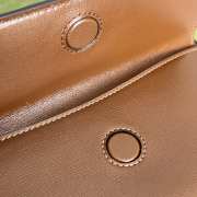 Uubags Gucci Small Horsebit 1955 Brown Leather Camera Bag 24.5x17x6.5cm - 4