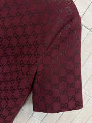 Uubags Gucci Red Embroidered GG Canvas Mini Dress - 5