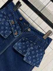 Uubags Louis Vuitton 1AJGE8 Denim Mini Skirt - 5