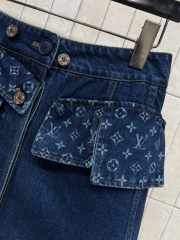 Uubags Louis Vuitton 1AJGE8 Denim Mini Skirt - 3