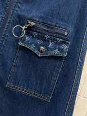 Uubags Louis Vuitton 1AJGDV Denim Dress with Zipper - 2
