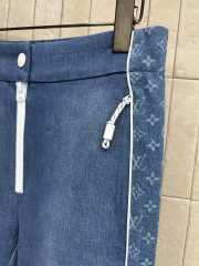 Uubags Louis Vuitton 1AIPVB Denim-Effect Softshell Ski Pants In Blue - 2