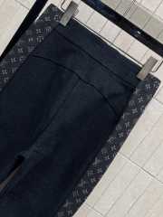 Uubags Louis Vuitton 1AIPWV Denim-Effect Softshell Ski Pants In Dark Grey - 2