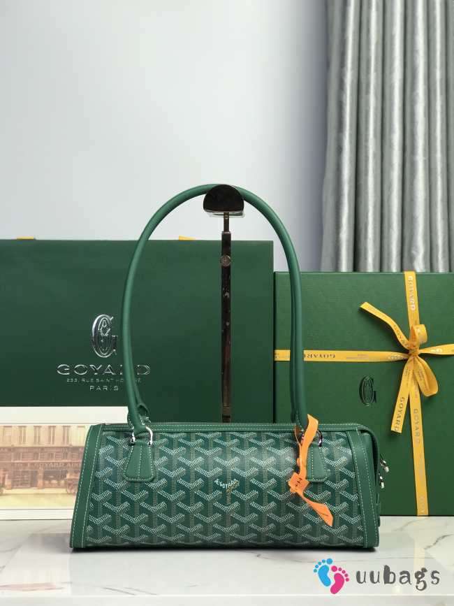Uubags Goyard Bonbonnière bag in green 30x10.5x12cm - 1