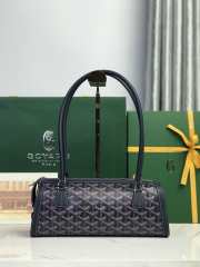 Uubags Goyard Bonbonnière bag in navy blue 30x10.5x12cm - 5