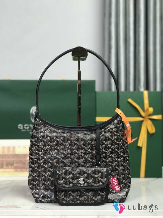 Uubags Goyard mini Bohème hobo bag in black 26x11x22cm - 1
